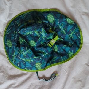 Kids Blue and Green Sun Hat